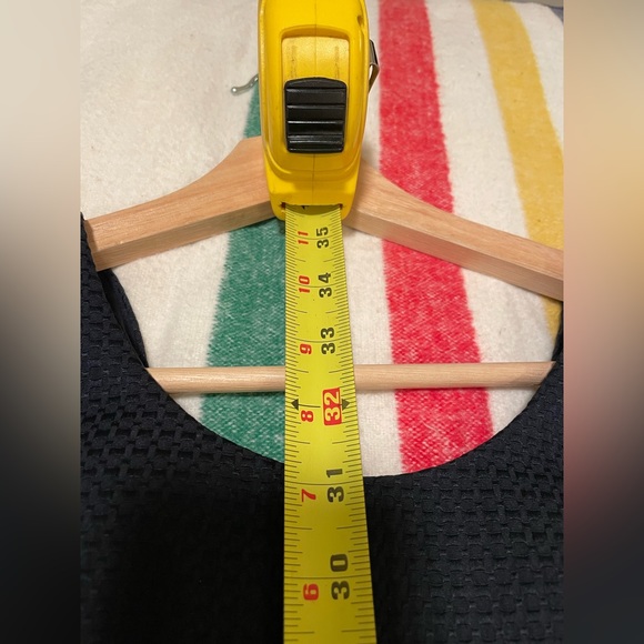 Navy Blue Club Monaco Cross Back Party Dress - Picture 9 of 12